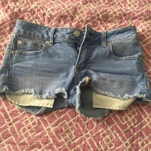 American eagle shortie shorts size 0